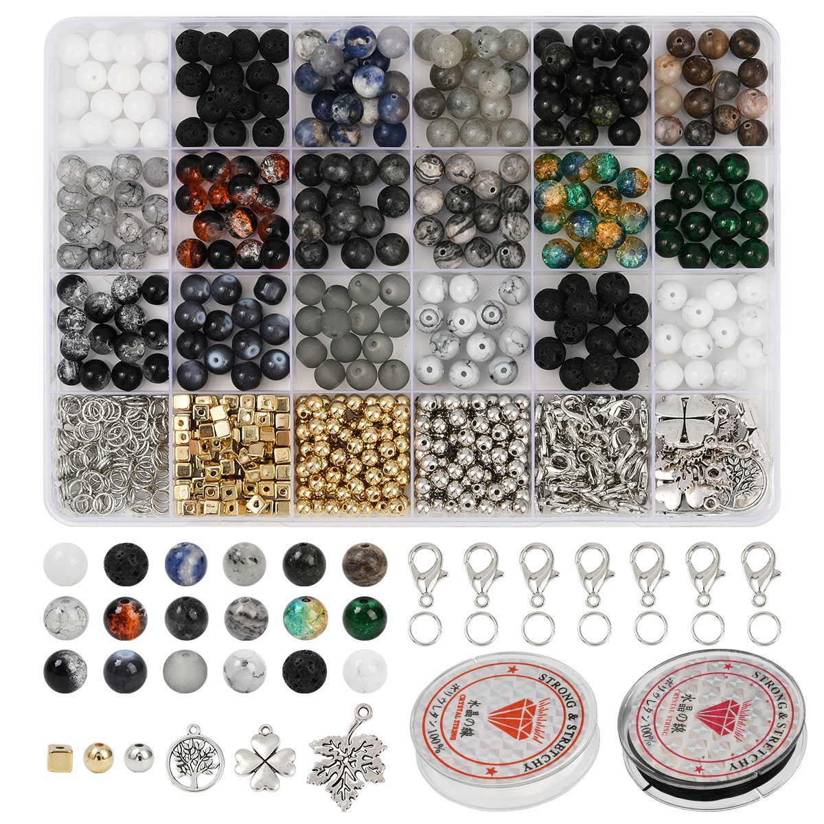 Natural Stones Gemstones Jewel - đánh giá và giá Jewelry Making Kits For Girls