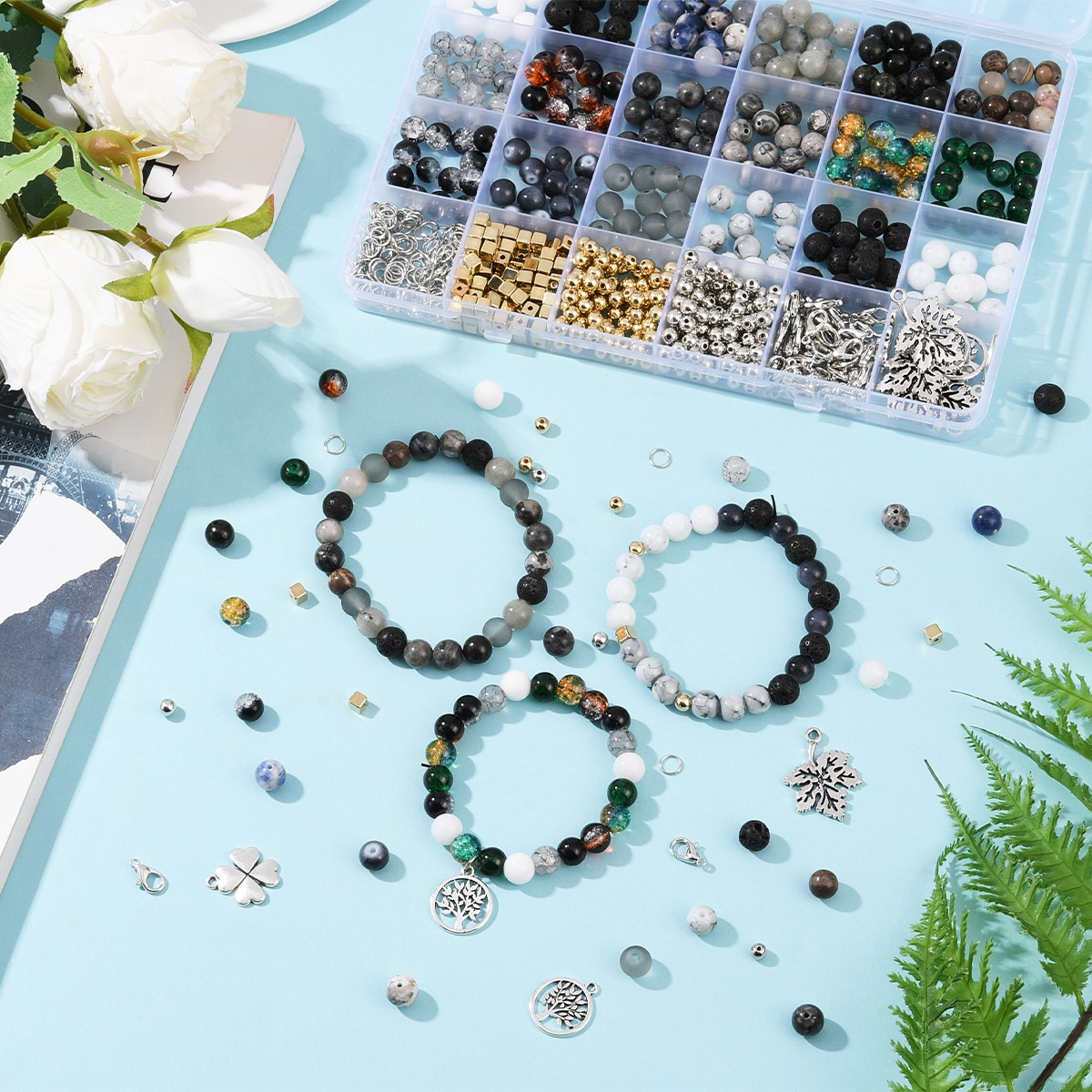 Natural Stones Gemstones Jewel - đánh giá và giá Jewelry Making Kits For Girls