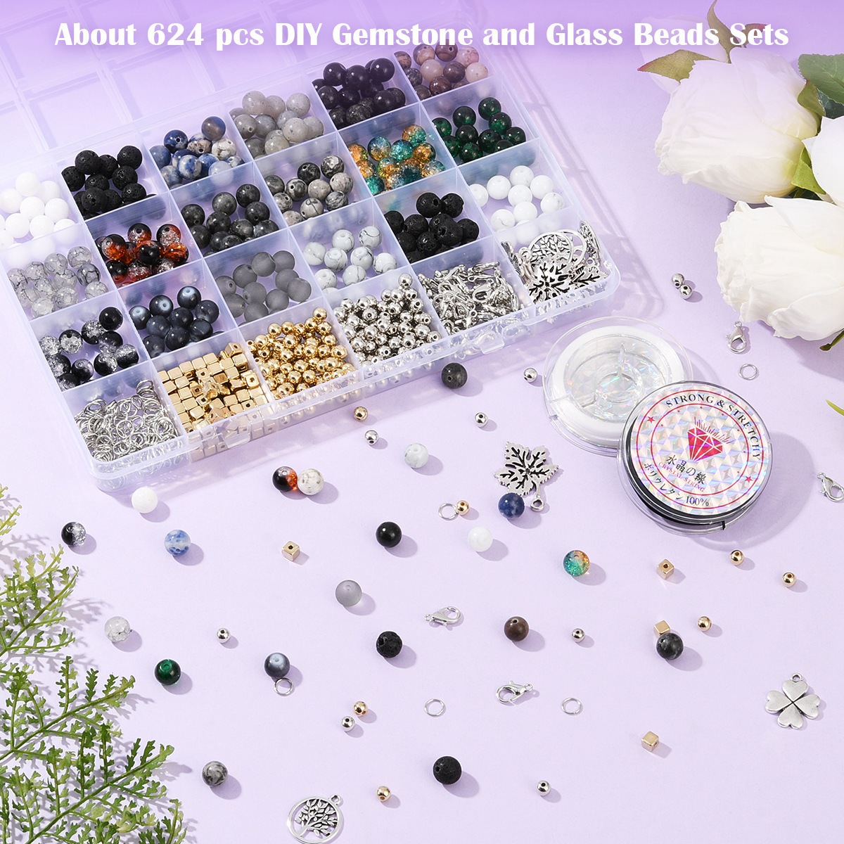 Natural Stones Gemstones Jewel - đánh giá và giá Jewelry Making Kits For Girls