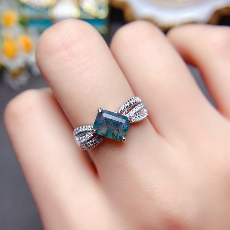 Luxyimagic Natural Stone Moss  - đánh giá và giá Jewelry Making University