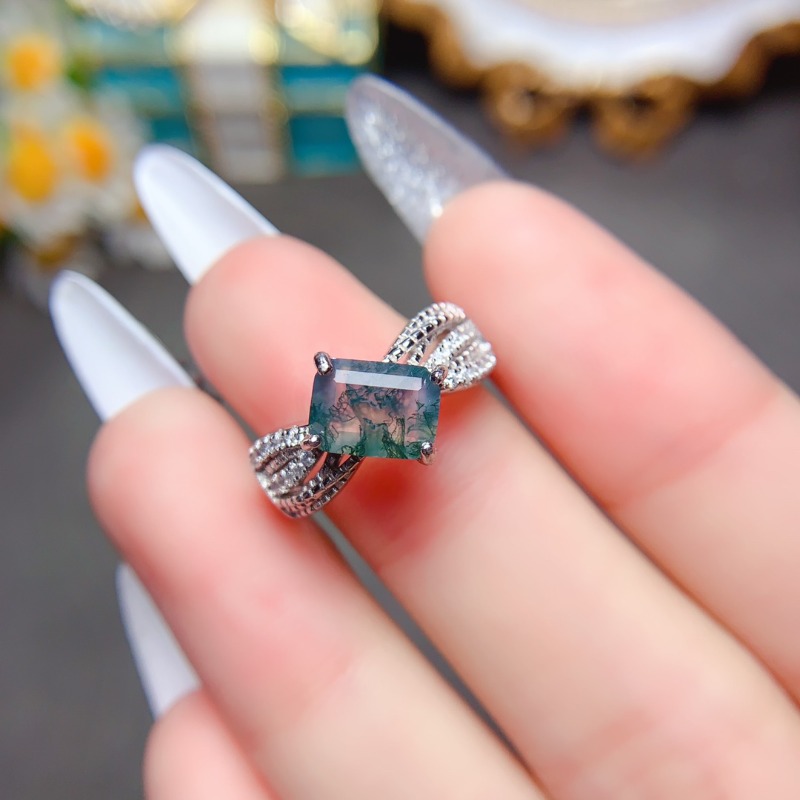 Luxyimagic Natural Stone Moss  - đánh giá và giá Jewelry Making University