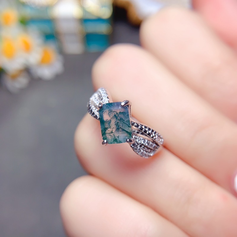 Luxyimagic Natural Stone Moss  - đánh giá và giá Jewelry Making University