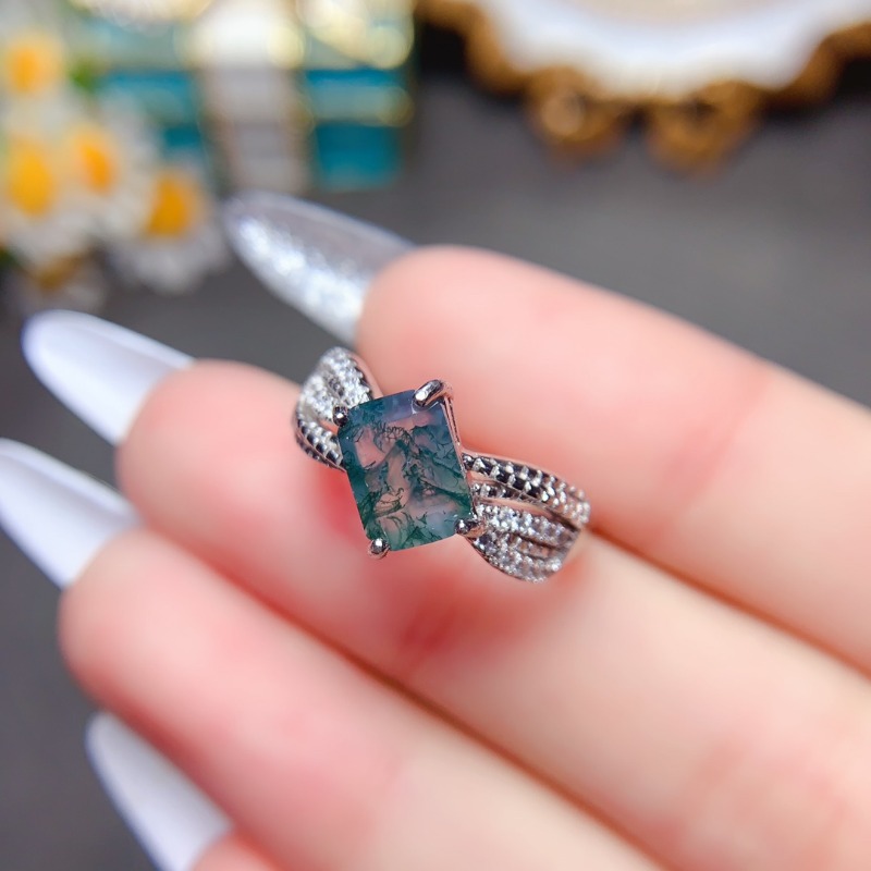 Luxyimagic Natural Stone Moss  - đánh giá và giá Jewelry Making University