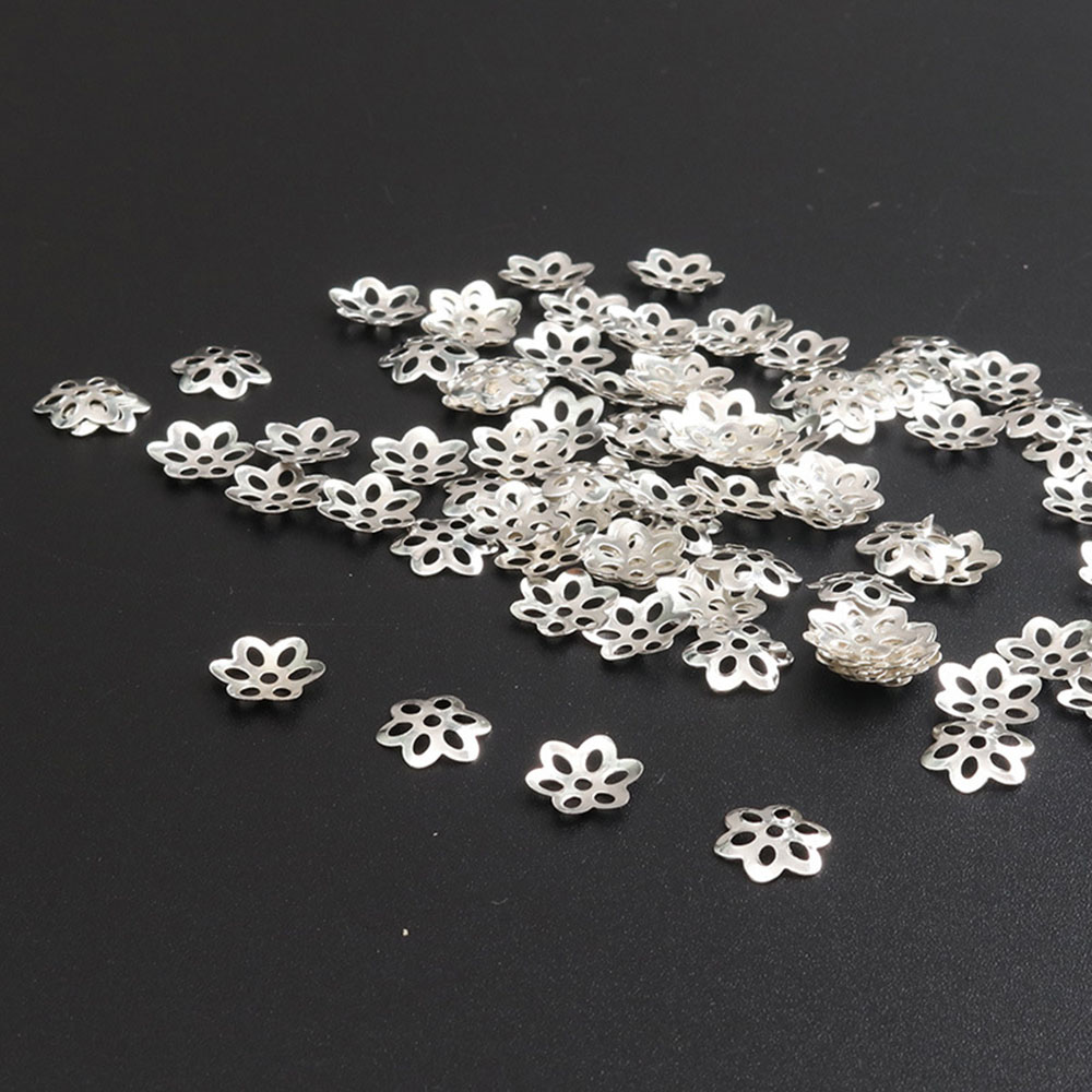 100Pcs Flower Bead Caps for Br - đánh giá và giá Jewelry Making In Bali