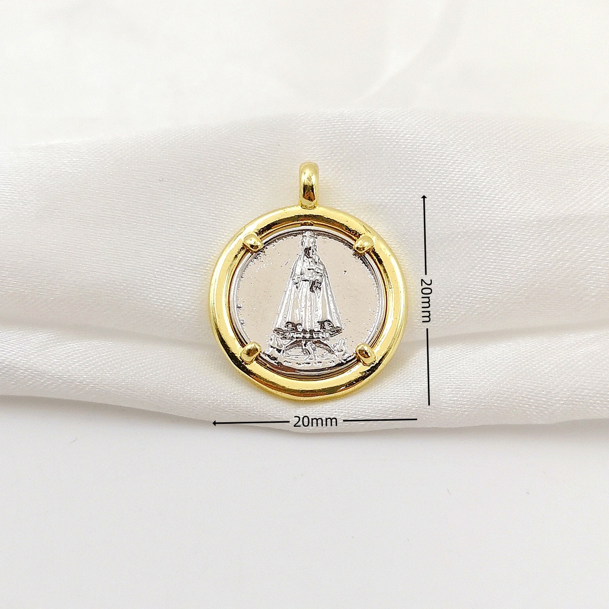Gold Plated Our Lady of Fatima - đánh giá và giá Jewelry Making In La