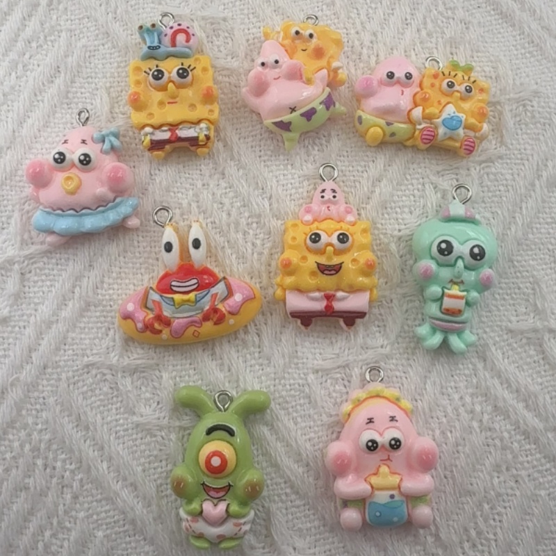 10pcs cartoon resin pendant, D - đánh giá và giá Jewelry Making Jewelry
