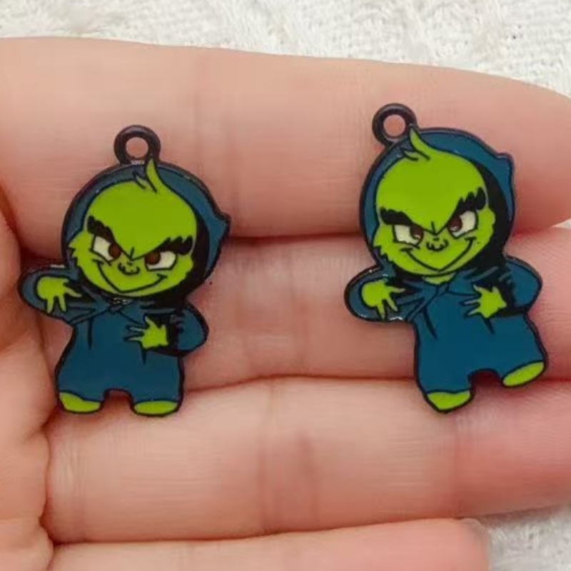 10pcs alloy drip oil cartoon C - đánh giá và giá Jewelry Making Jewelry