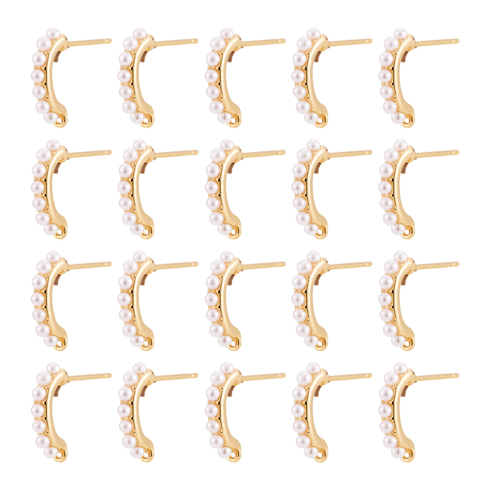30pcs Brass Stud Earring Findi - đánh giá và giá Jewelry Making Beads
