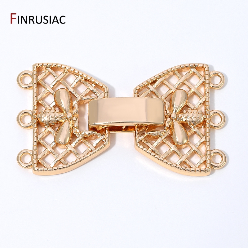 14K Gold Plated Brass 3-Row Pe - đánh giá và giá Jewelry Making Beads