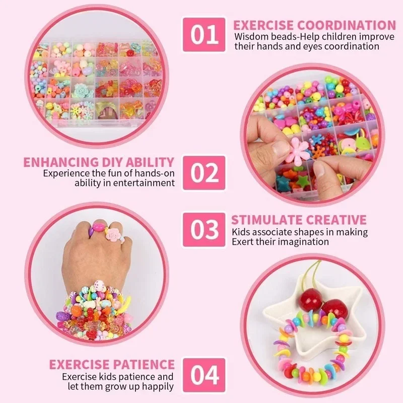 Girls DIY Bead Set Jewelry Mak - đánh giá và giá Jewelry Making Kits For Girls